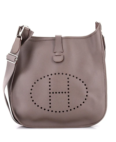 Pre-Owned Hermes Gm Evelyne Bag Gen Iii Epsom