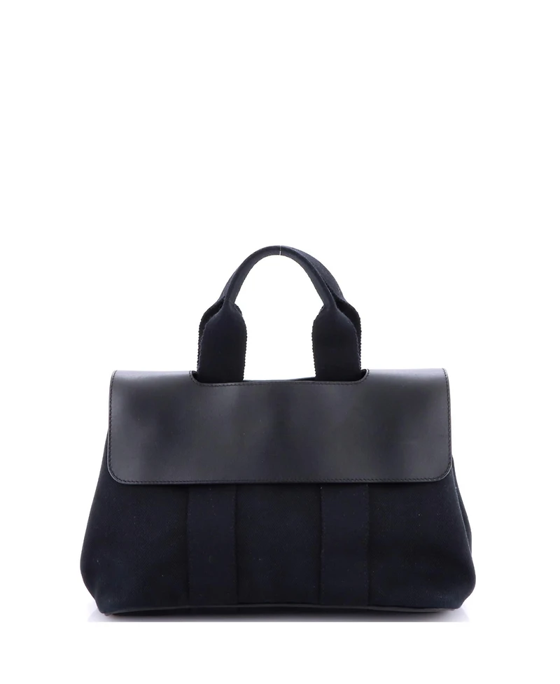 Pre-Owned Hermes Pm Valparaiso Bag Toile and Leather