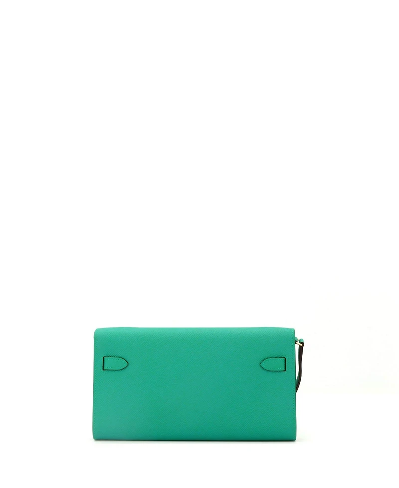 Pre-Owned Hermes Kelly To Go Wallet Verso Epsom