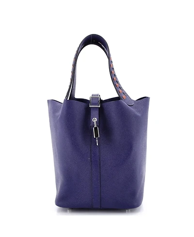 Pre-Owned HERMES Mm Picotin Lock Bag Tressage Epsom