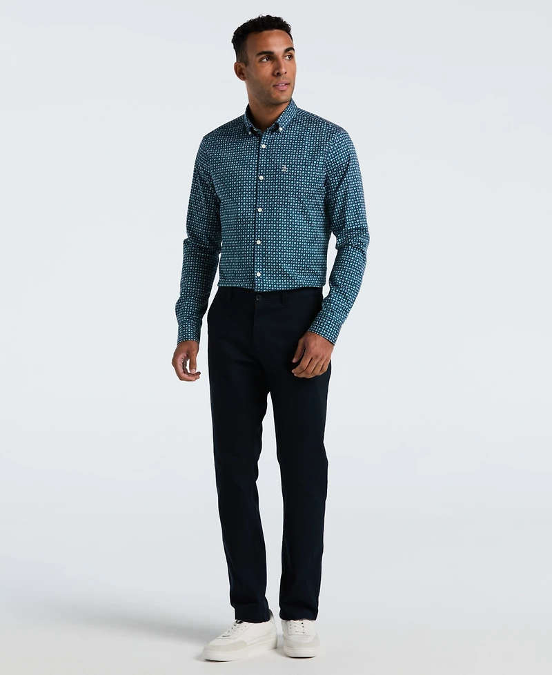 Original Penguin Men's Long Sleeve Button Down Shirt