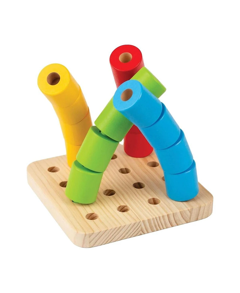 Bigjigs Toys Montessori Colorful Peg Board