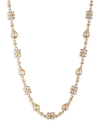 Marchesa Glass Stone Cluster Collar Necklace