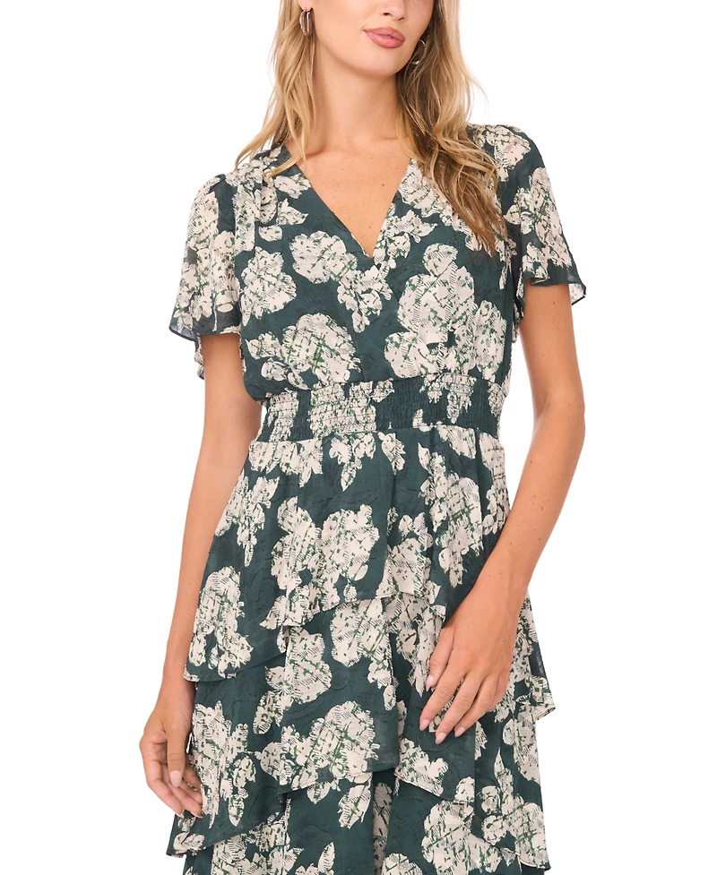 Vince Camuto Women's Smocked Waist Dress