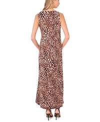 Vince Camuto Women's Crewneck Gathered Twist Dress