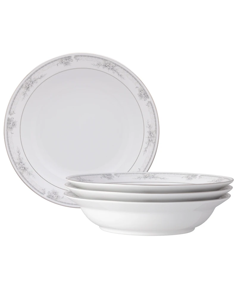 Noritake Sweet Leilani 4-Pc. Rim Dinner Bowl Set, Service for 4