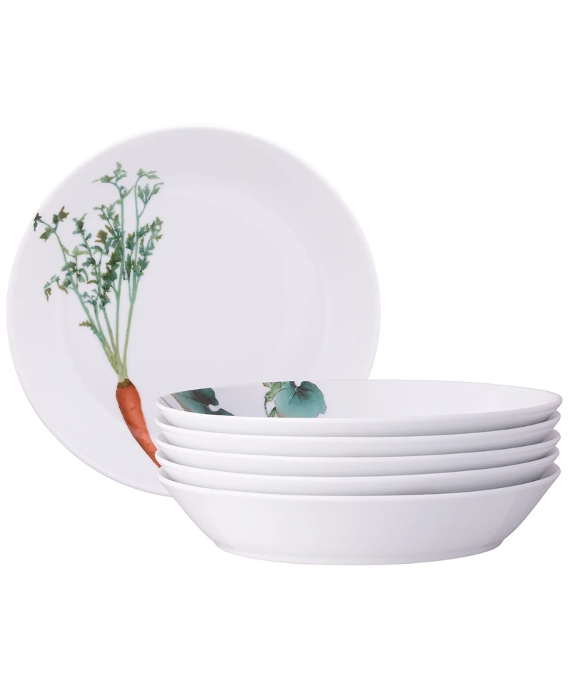 Noritake Kyoka Shunsai 6-Pc. Coupe Dinner Bowl Set, Service for 6