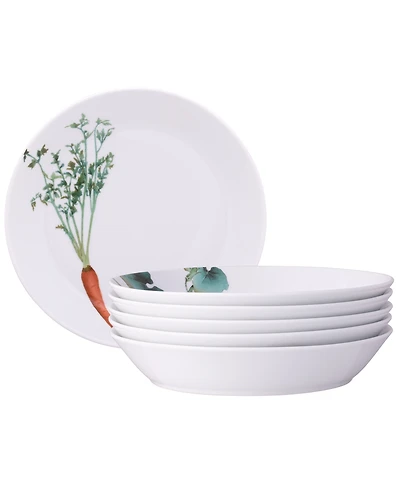 Noritake Kyoka Shunsai 6-Pc. Coupe Dinner Bowl Set, Service for 6