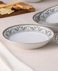Noritake Serene Garden 4-Pc. Coupe Dinner Bowl Set, Service for 4