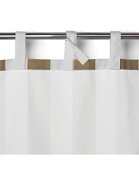 Elrene Home Fashions Highland Stripe Indoor/Outdoor Window Curtain