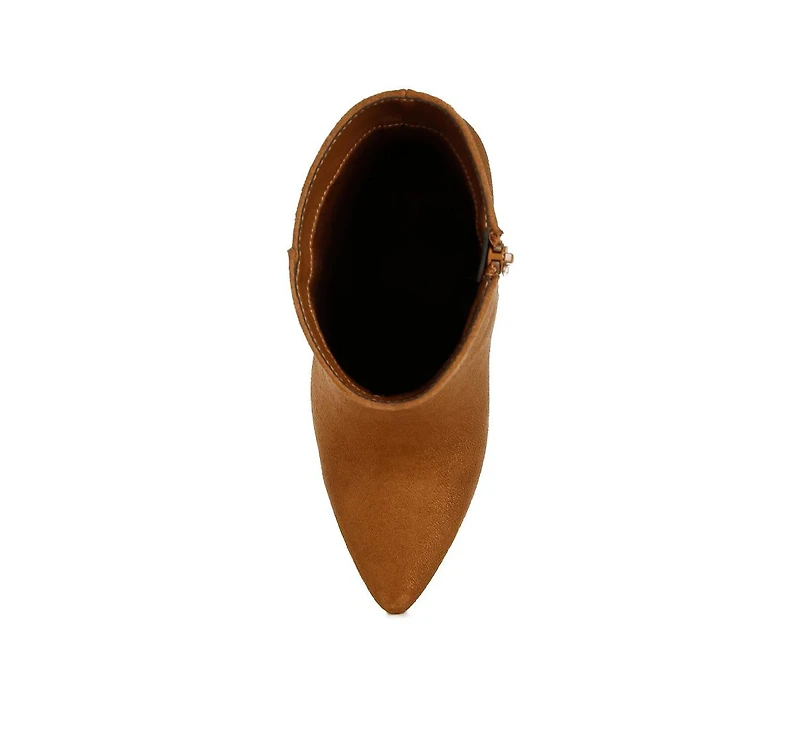 Clubdate Block Heeled Ankle Boots Women