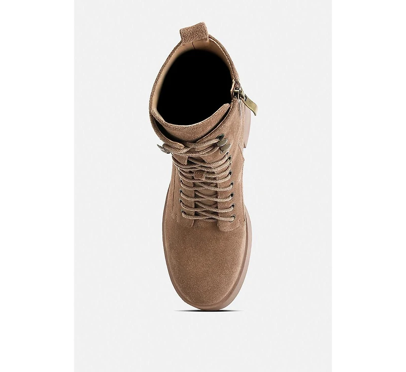 Carmac Womens High Ankle Platform Boots