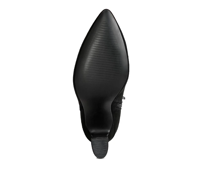 Clubdate Block Heeled Ankle Boots Women