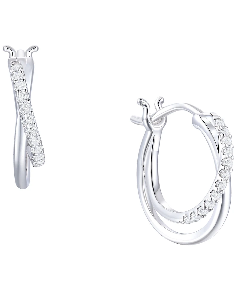 Macy's Diamond Earrings (1/5 ct. t.w.) in Sterling Silver