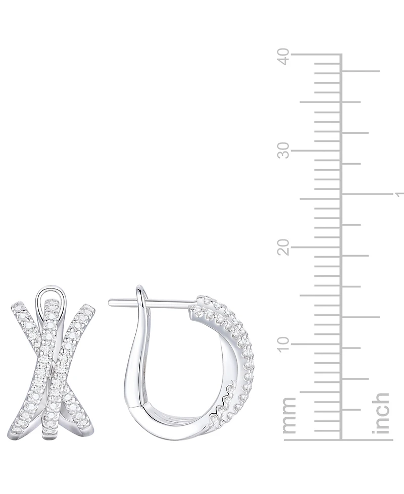 Macy's Diamond Earrings (1/2 ct. t.w.) in Sterling Silver