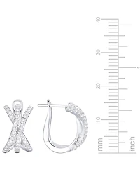 Macy's Diamond Earrings (1/2 ct. t.w.) in Sterling Silver