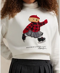 Polo Ralph Lauren Girls 7-16 Bear Boxy Sweatshirt