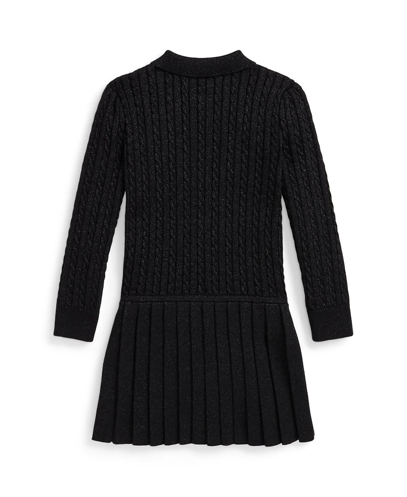 Polo Ralph Lauren Girls 2T-6X Mini-Cable Polo Sweater Dress