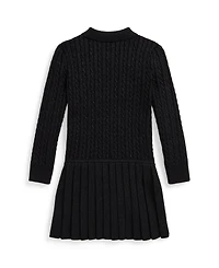 Polo Ralph Lauren Girls 2T-6X Mini-Cable Polo Sweater Dress
