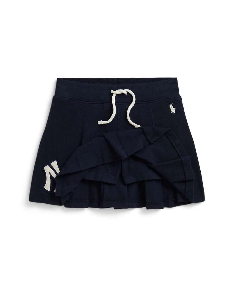 Polo Ralph Lauren Girls 2T-6X Yankees Mesh Skorts