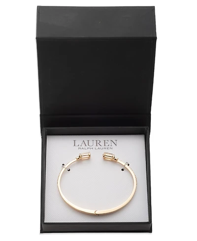 Lauren Ralph Crystal Stone Cuff Bracelet
