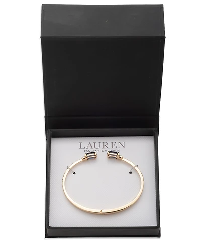 Lauren Ralph Crystal Stone Cuff Bracelet