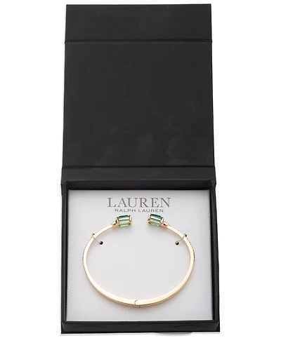 Lauren Ralph Crystal Stone Cuff Bracelet