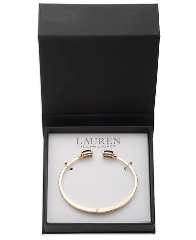 Lauren Ralph Crystal Stone Cuff Bracelet