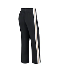 Wear by Erin Andrews Women's Black New Orleans Saints Color Block Straight Leg Pants