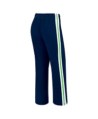 Wear by Erin Andrews Women's College Navy Seattle Seahawks Color Block Straight Leg Pants