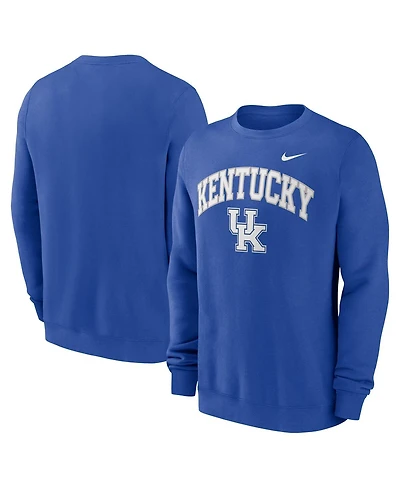 Nike Men's Royal Kentucky Wildcats Arch Pullover Sweatshirt
