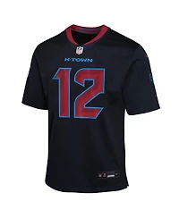 Nike Big Boys and GirlsNico Collins Navy Houston Texans Alternate Game Jersey