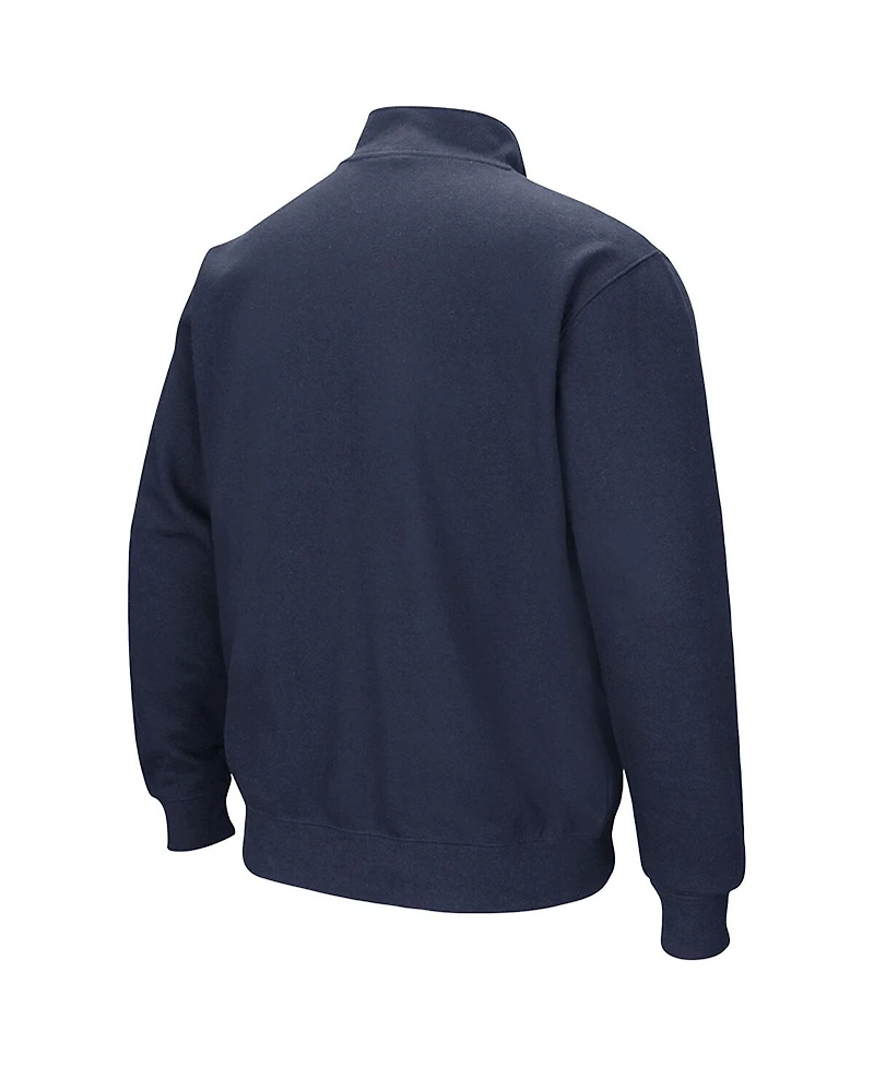 Colosseum Men's Navy Montana State Bobcats Tortugas Quarter-Zip Pullover Sweatshirt