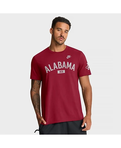 Nike Men's Crimson Alabama Tide Legacy Arch T-Shirt