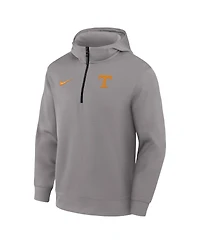 Nike Men's Gray Tennessee Volunteers 2025 Coaches Premium Dri-fit Quarter-Zip Hoodie
