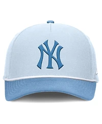 Nike Men's Light Blue New York Yankees Rise Dri-Fit Adjustable Hat