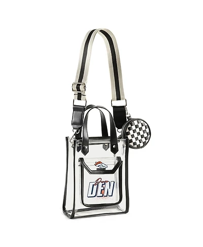 Wear by Erin Andrews Denver Broncos Clear Stadium Crossbody Purse with Coin Pouch