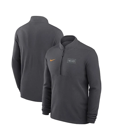 Nike Men's Smokey Grey Tennessee Volunteers Victory Dri-fit Half-Zip Pullover Sweatshirt