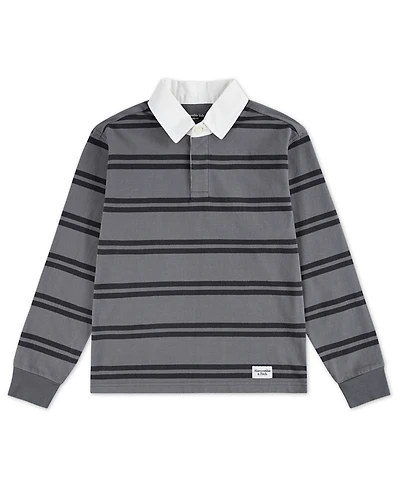 abercrombie kids Boys 4-20 Long Sleeve Rugby Polo Shirt