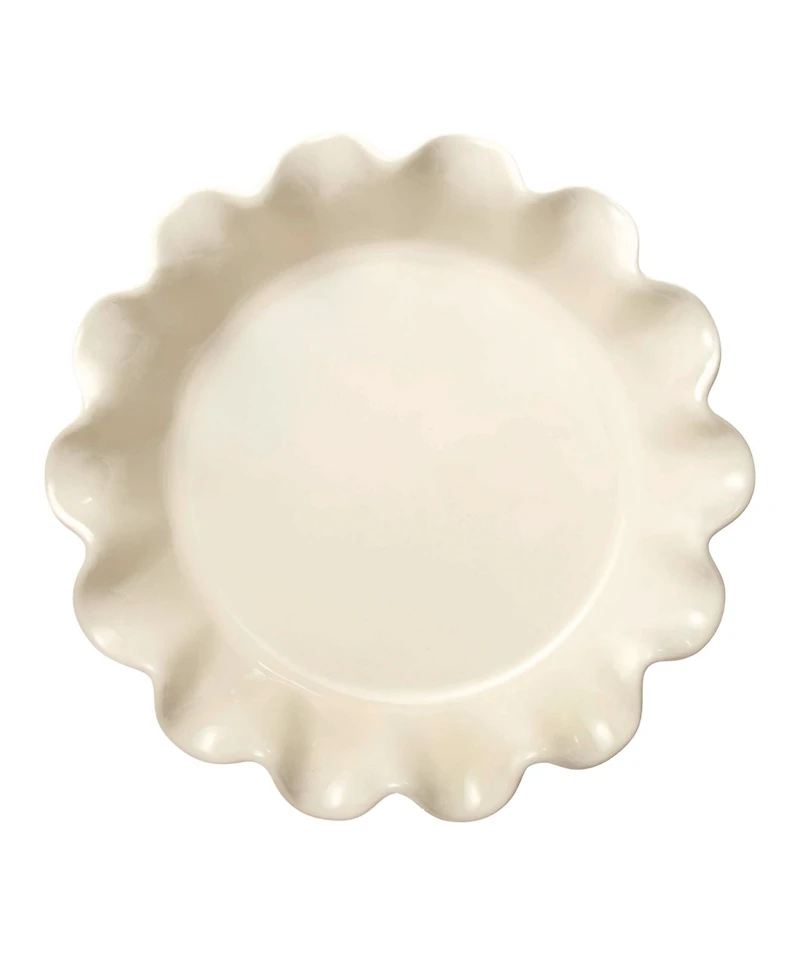 Emile Henry Ceramic 10.4" Ruffled Pie Dish