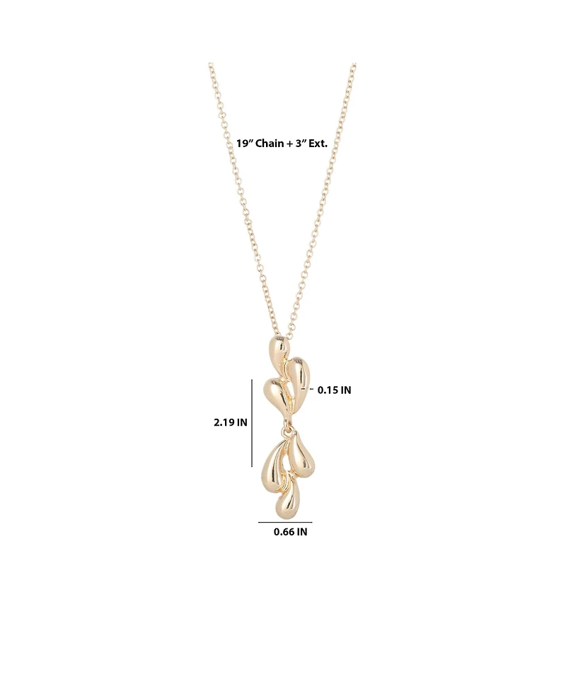 BCBGeneration Sculptural Drop Pendant Necklace