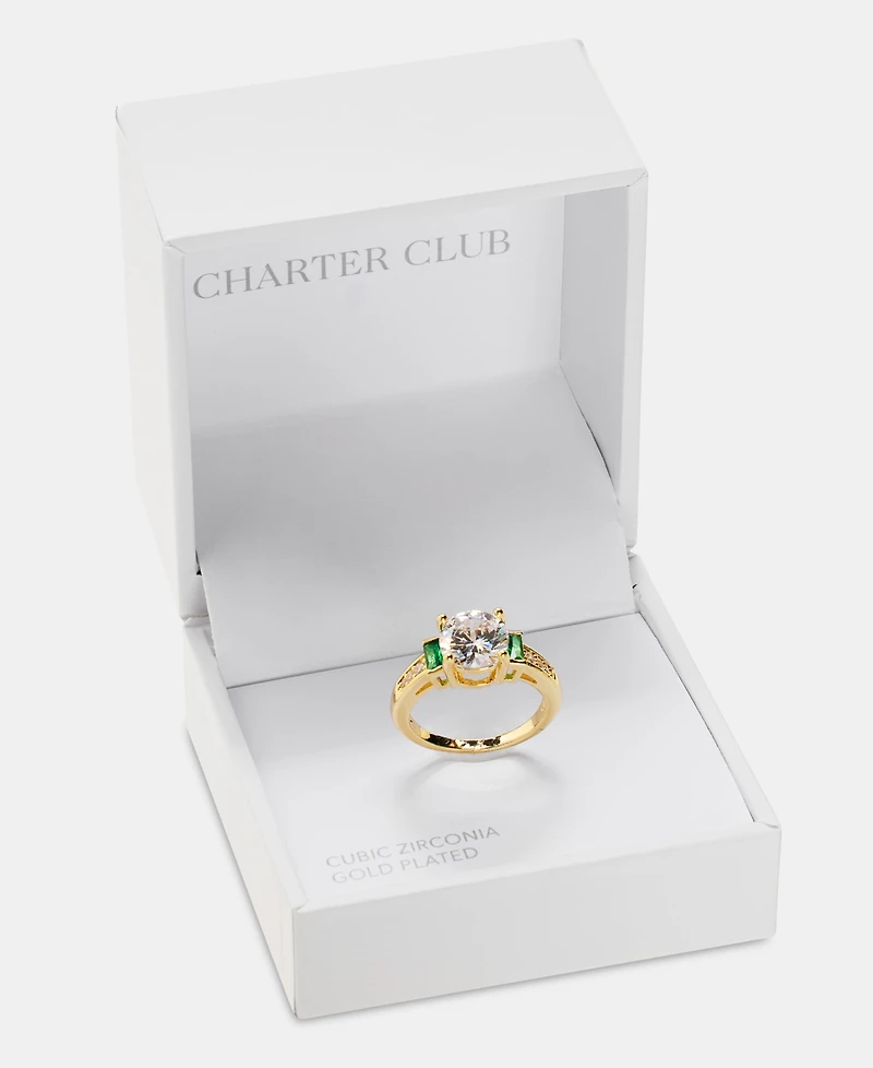 Charter Club Cubic Zirconia & Color Crystal Ring, Macy's Exclusive