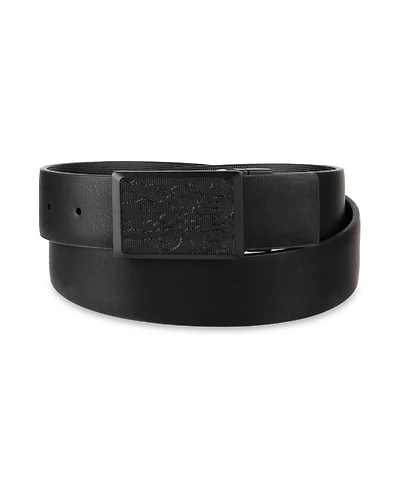 Kenneth Cole Reaction Men's Reversible Compression Plaque Buckle Belt