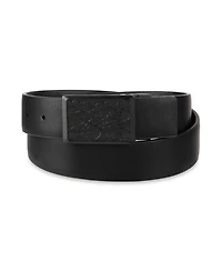 Kenneth Cole Reaction Men's Reversible Compression Plaque Buckle Belt