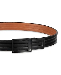 Kenneth Cole Reaction Men's Reversible Compression Plaque Locking Buckle Belt