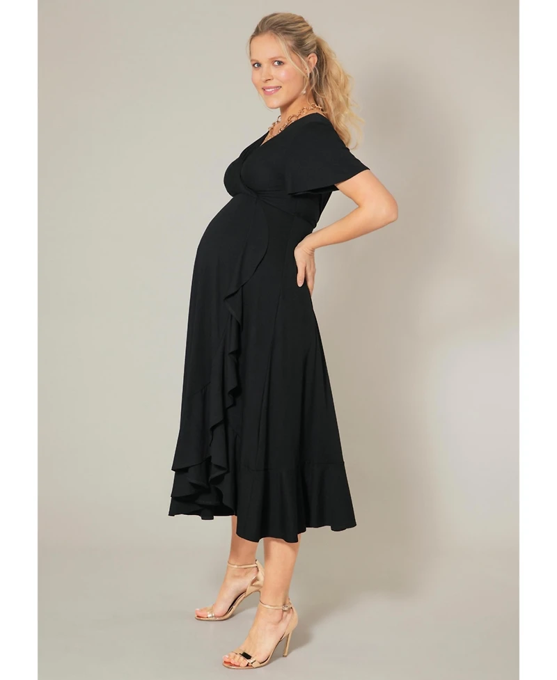 Tiffany Rose Maternity Waterfall Midi Dress