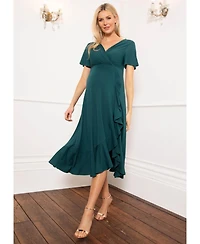 Tiffany Rose Maternity Waterfall Midi Dress