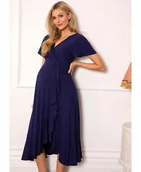 Tiffany Rose Maternity Waterfall Midi Dress