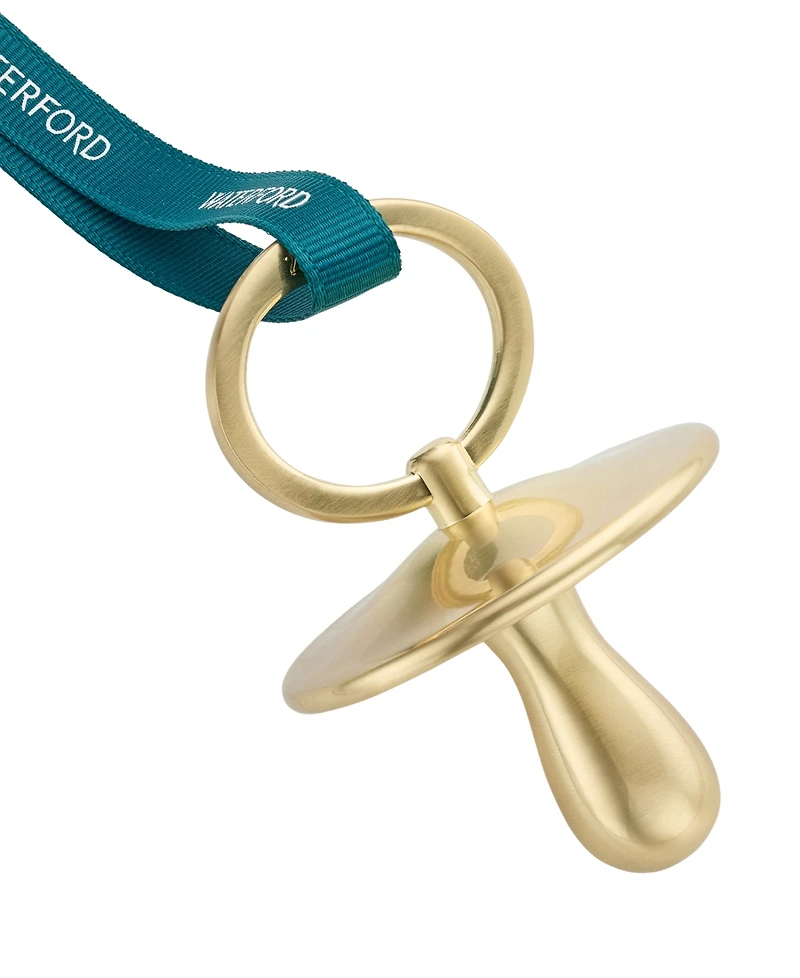 Waterford Christmas Pacifier Golden Ornament