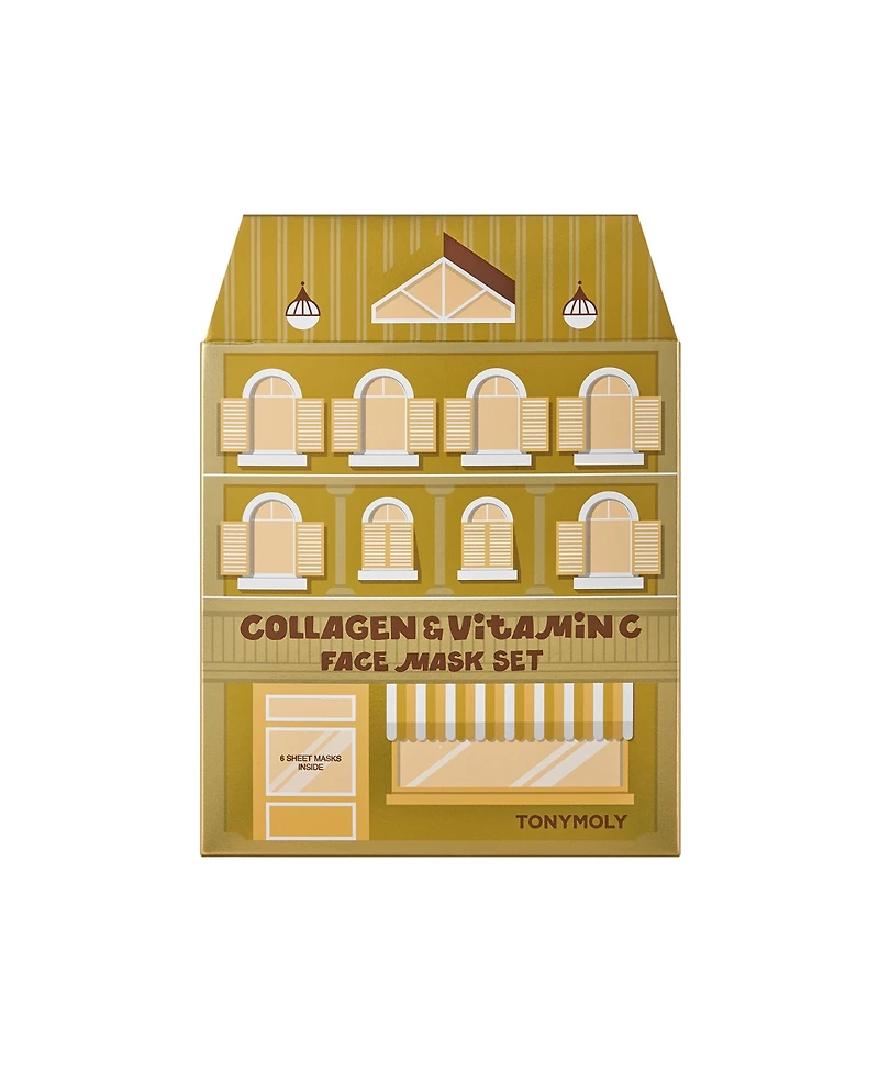 Tonymoly 6-Pc. Mini House Of Mask Vitamin C + Collagen Face Mask Set
